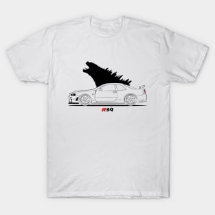 Skyline JDM R 34 T-Shirt